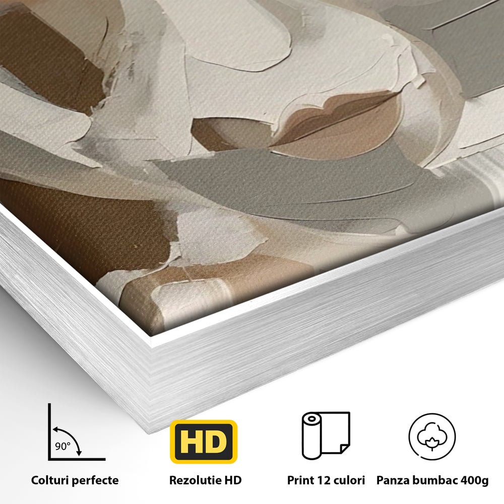 Tablou Canvas Premium LuxCanva® A1654, Abstract Lips , Room, Fata, Ochi, Decorativ, Living, Culori Vibrante