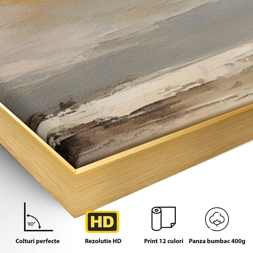 Tablou Canvas Premium LuxCanva® A1656, Sea Life , Room, Decorativ, Abstract, Mare, Peisaj, Cromatic, Living, Culori Vibrante