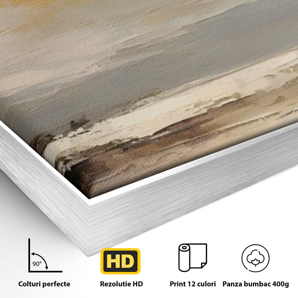 Tablou Canvas Premium LuxCanva® A1656, Sea Life , Room, Decorativ, Abstract, Mare, Peisaj, Cromatic, Living, Culori Vibrante