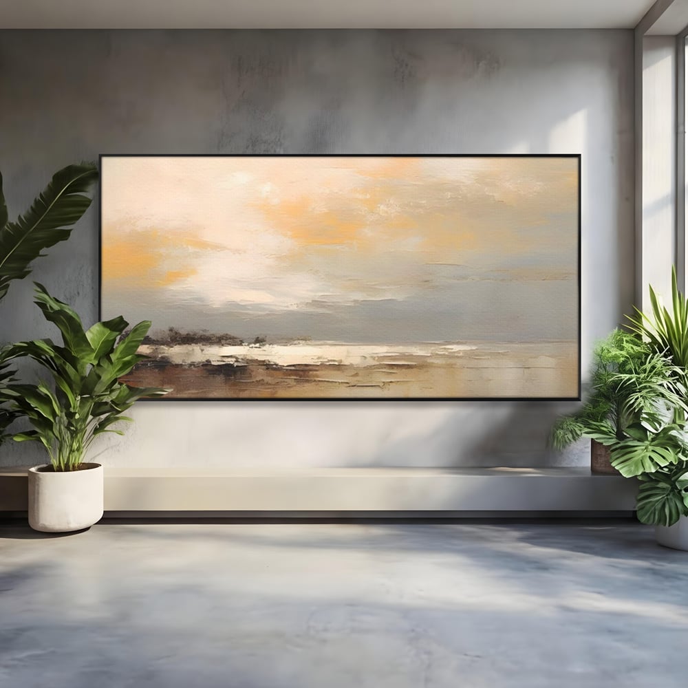 Tablou Canvas Premium LuxCanva® A1656, Sea Life , Room, Decorativ, Abstract, Mare, Peisaj, Cromatic, Living, Culori Vibrante
