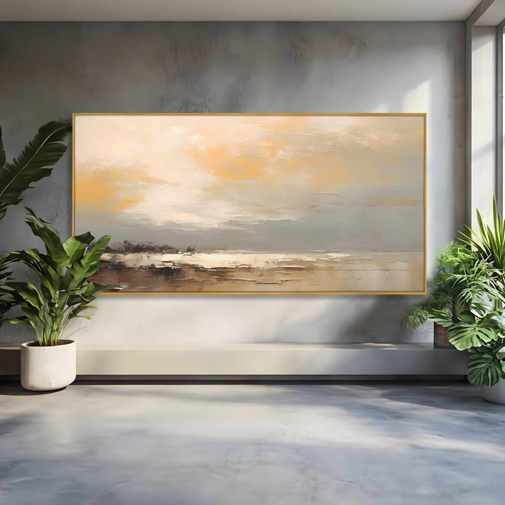 Tablou Canvas Premium LuxCanva® A1656, Sea Life , Room, Decorativ, Abstract, Mare, Peisaj, Cromatic, Living, Culori Vibrante