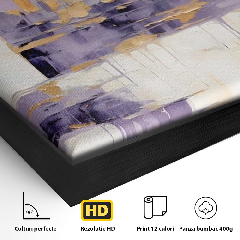 Tablou Canvas Premium LuxCanva® A1657, 2xPics ,  Room, Decorativ, Abstract, Cromatic, Living, Culori Vibrante