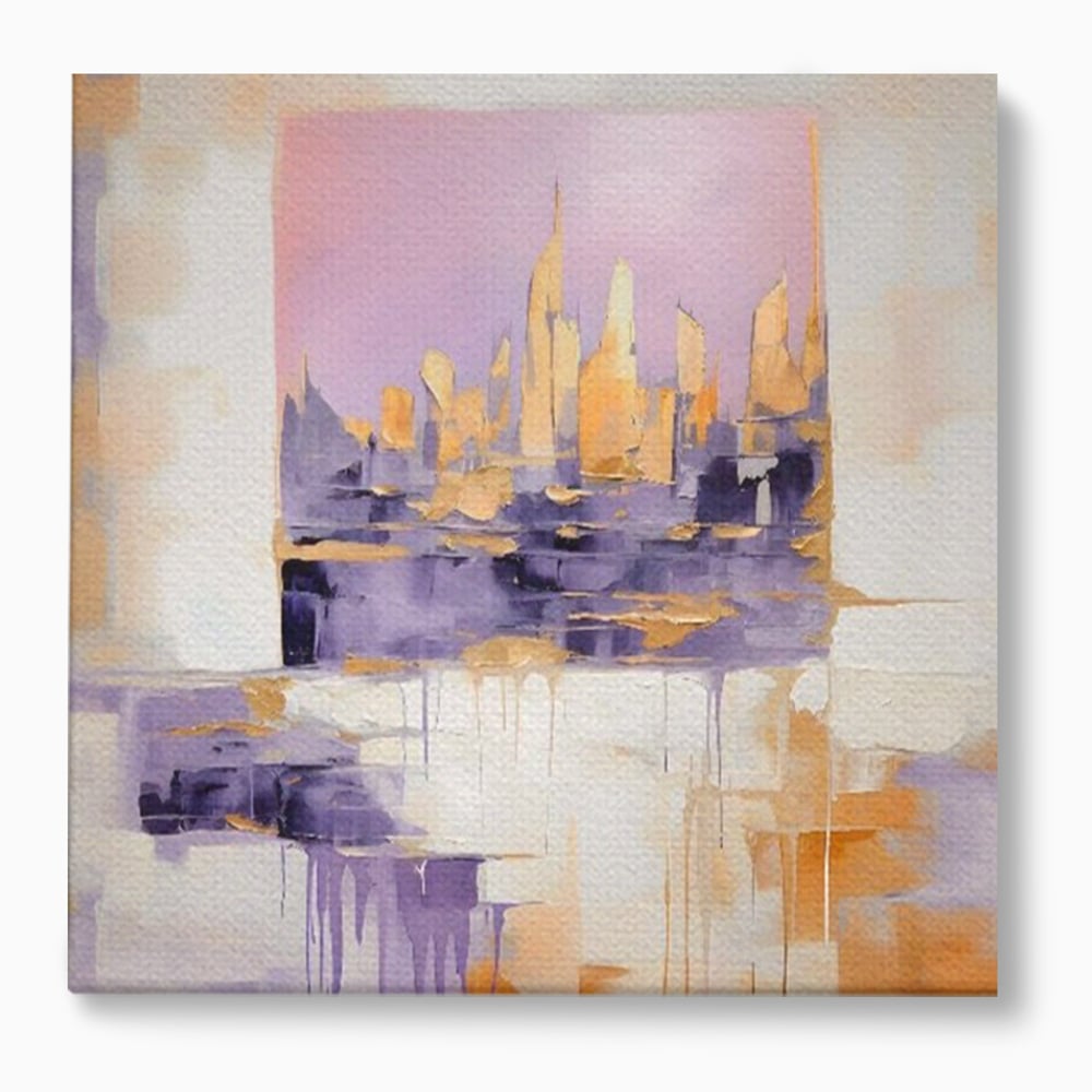 Tablou Canvas Premium LuxCanva® A1657, 2xPics ,  Room, Decorativ, Abstract, Cromatic, Living, Culori Vibrante
