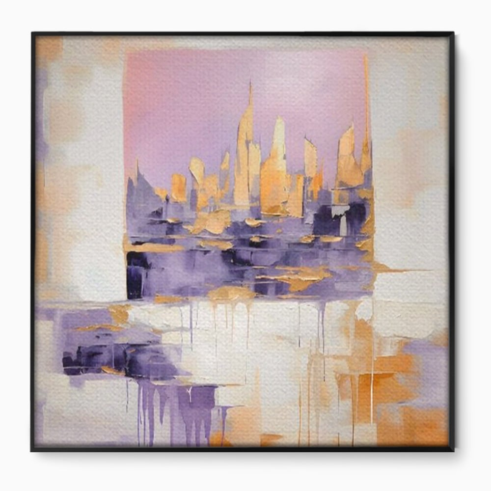 Tablou Canvas Premium LuxCanva® A1657, 2xPics ,  Room, Decorativ, Abstract, Cromatic, Living, Culori Vibrante