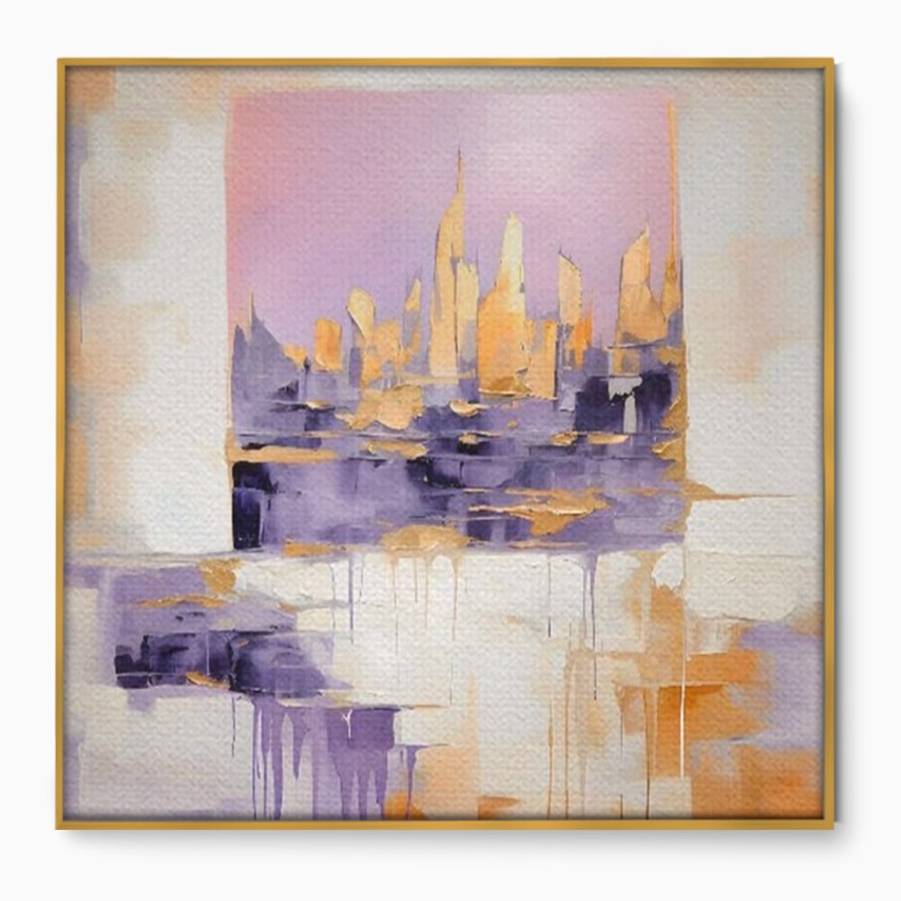 Tablou Canvas Premium LuxCanva® A1657, 2xPics ,  Room, Decorativ, Abstract, Cromatic, Living, Culori Vibrante