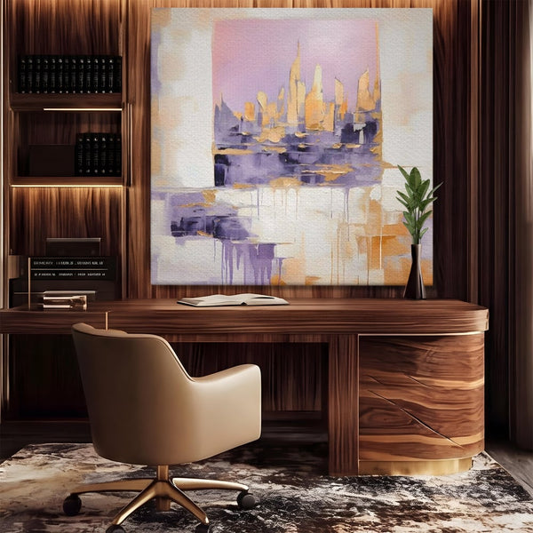 Tablou Canvas Premium LuxCanva® A1657, 2xPics ,  Room, Decorativ, Abstract, Cromatic, Living, Culori Vibrante