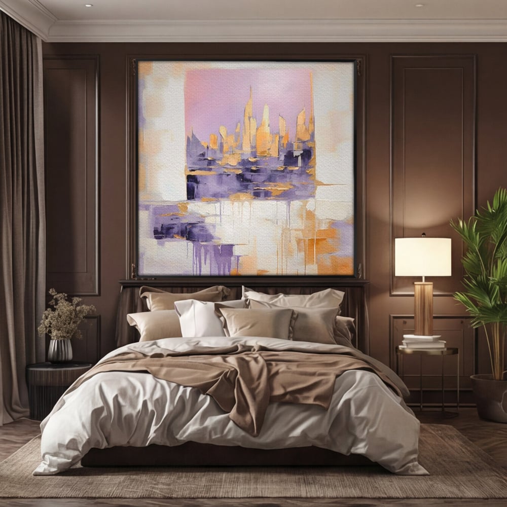 Tablou Canvas Premium LuxCanva® A1657, 2xPics ,  Room, Decorativ, Abstract, Cromatic, Living, Culori Vibrante