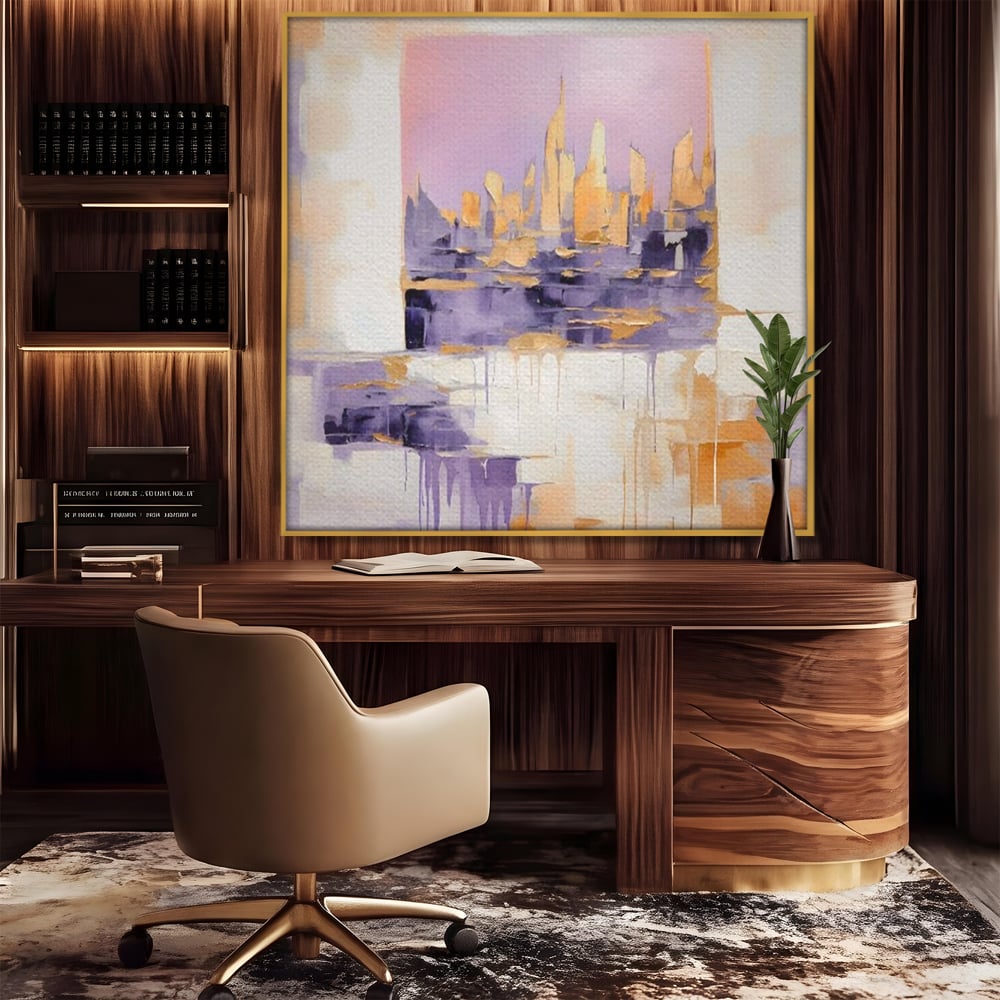 Tablou Canvas Premium LuxCanva® A1657, 2xPics ,  Room, Decorativ, Abstract, Cromatic, Living, Culori Vibrante