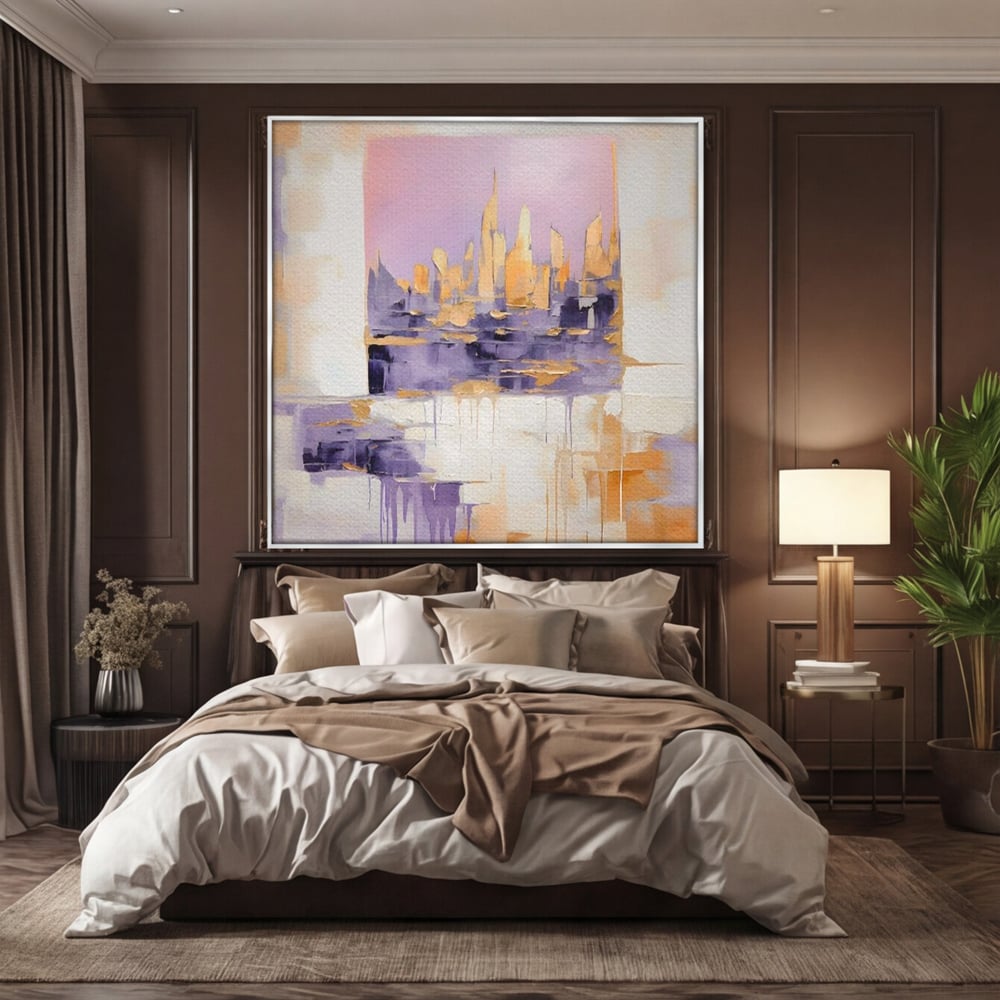 Tablou Canvas Premium LuxCanva® A1657, 2xPics ,  Room, Decorativ, Abstract, Cromatic, Living, Culori Vibrante