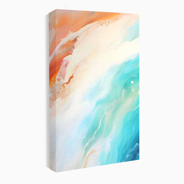 Tablou Canvas Premium LuxCanva® A1658, Colors Waves , Room, Decorativ, Abstract, Cromatic, Living, Culori Vibrante