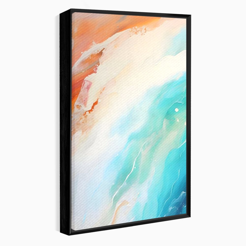 Tablou Canvas Premium LuxCanva® A1658, Colors Waves , Room, Decorativ, Abstract, Cromatic, Living, Culori Vibrante