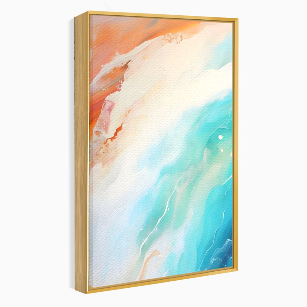 Tablou Canvas Premium LuxCanva® A1658, Colors Waves , Room, Decorativ, Abstract, Cromatic, Living, Culori Vibrante