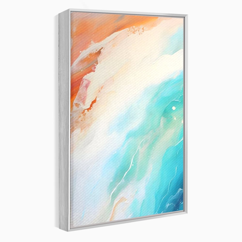 Tablou Canvas Premium LuxCanva® A1658, Colors Waves , Room, Decorativ, Abstract, Cromatic, Living, Culori Vibrante