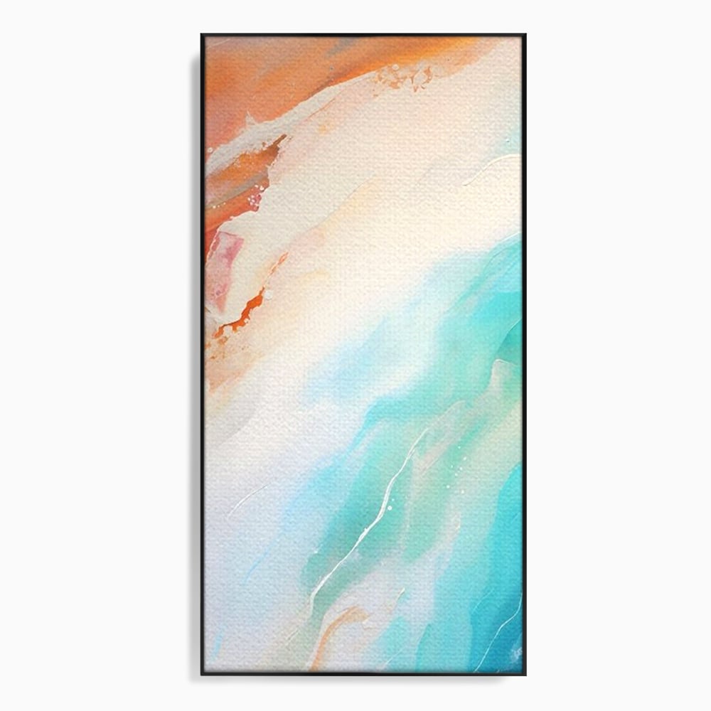 Tablou Canvas Premium LuxCanva® A1658, Colors Waves , Room, Decorativ, Abstract, Cromatic, Living, Culori Vibrante