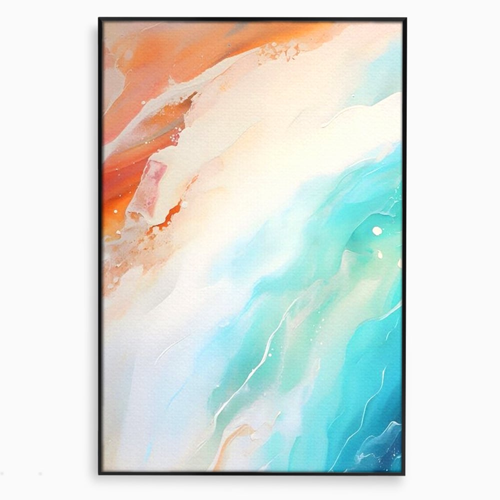 Tablou Canvas Premium LuxCanva® A1658, Colors Waves , Room, Decorativ, Abstract, Cromatic, Living, Culori Vibrante