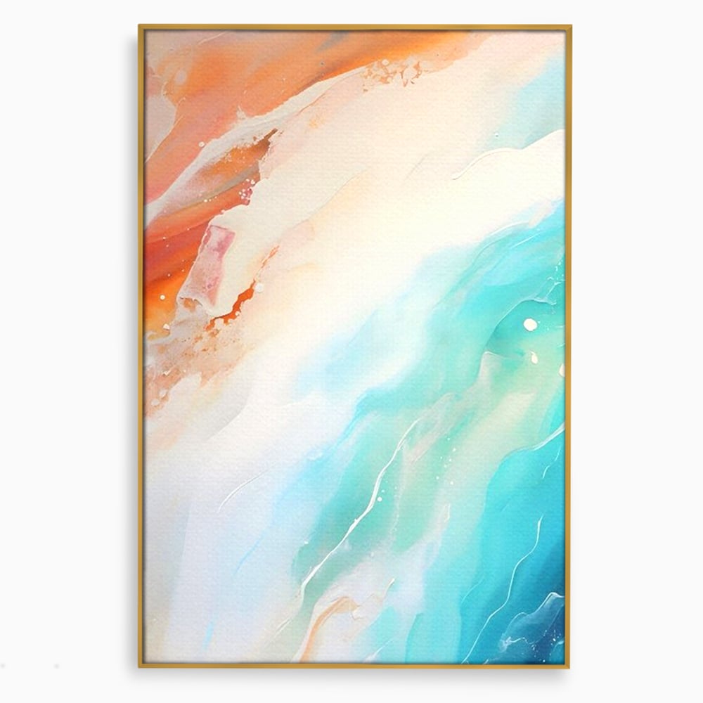Tablou Canvas Premium LuxCanva® A1658, Colors Waves , Room, Decorativ, Abstract, Cromatic, Living, Culori Vibrante