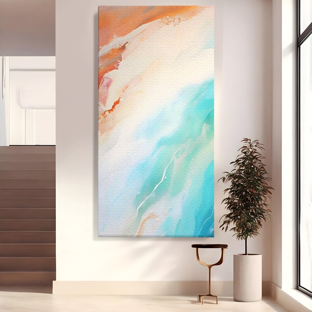 Tablou Canvas Premium LuxCanva® A1658, Colors Waves , Room, Decorativ, Abstract, Cromatic, Living, Culori Vibrante