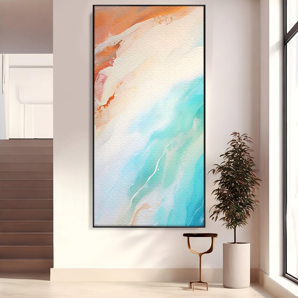 Tablou Canvas Premium LuxCanva® A1658, Colors Waves , Room, Decorativ, Abstract, Cromatic, Living, Culori Vibrante