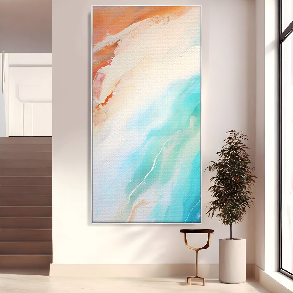 Tablou Canvas Premium LuxCanva® A1658, Colors Waves , Room, Decorativ, Abstract, Cromatic, Living, Culori Vibrante