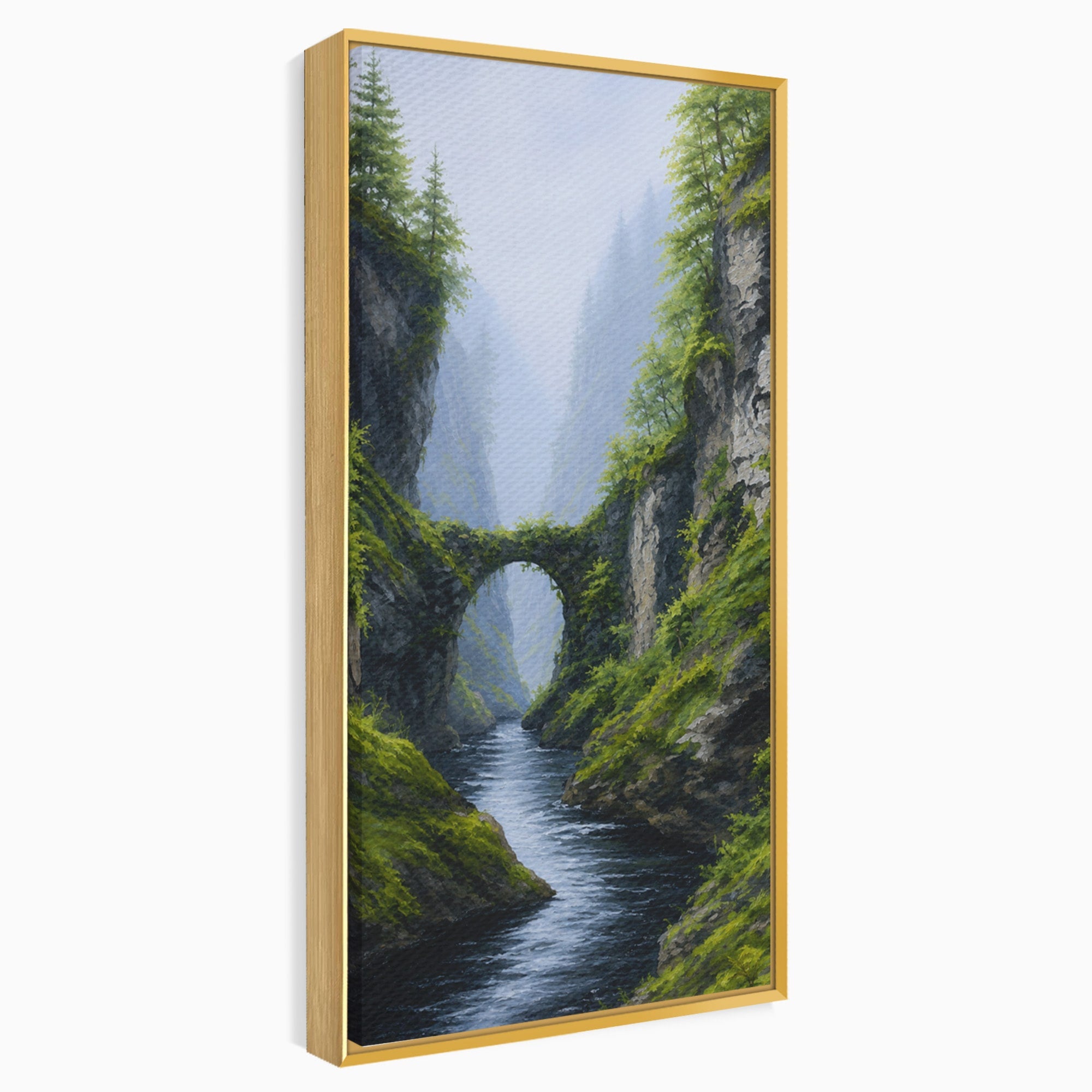 Tablou Canvas Premium LuxCanva® A1663, Pod Peste Canion, Pod, Canion, Natura, Peisaj, Living, Culori Vibrante