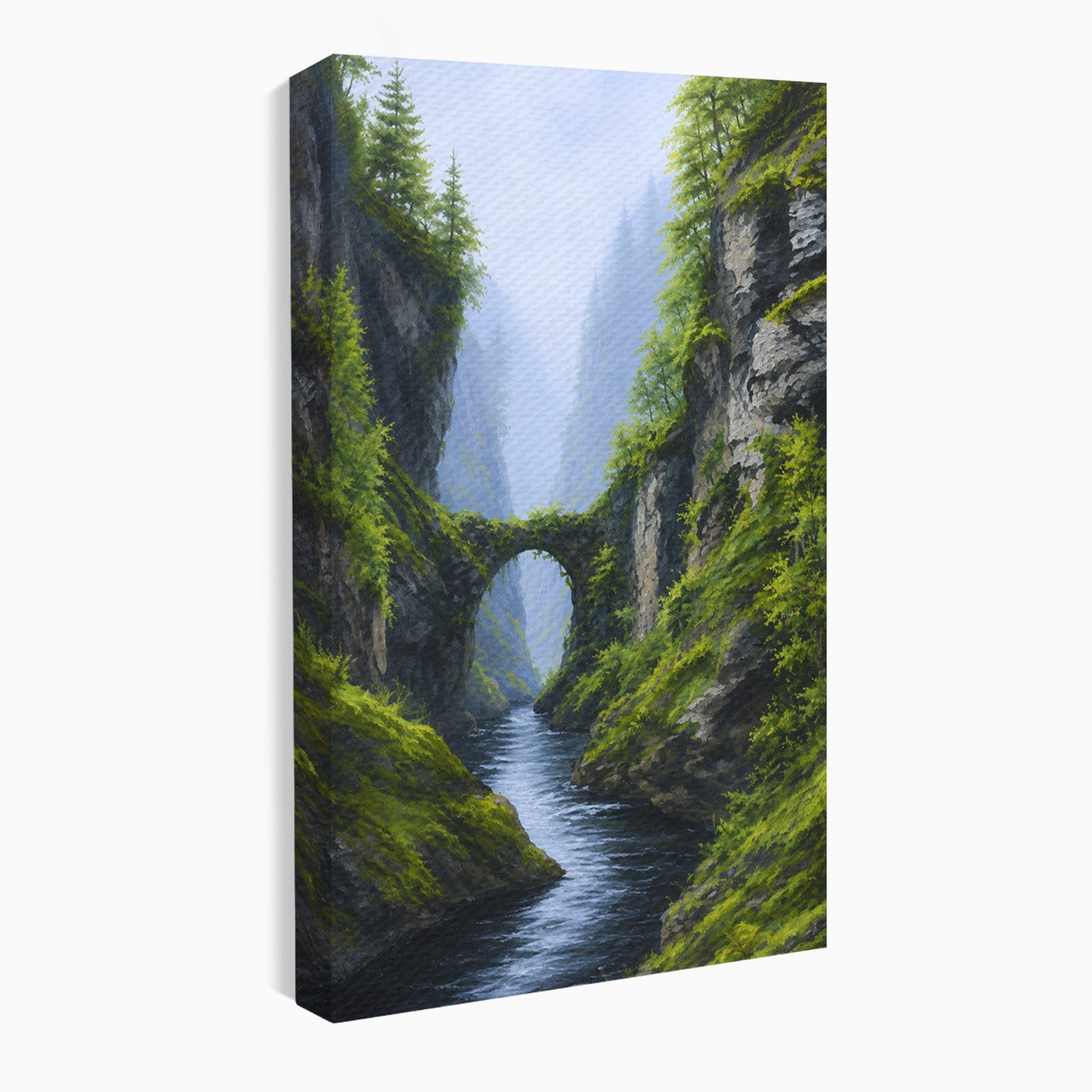 Tablou Canvas Premium LuxCanva® A1663, Pod Peste Canion, Pod, Canion, Natura, Peisaj, Living, Culori Vibrante