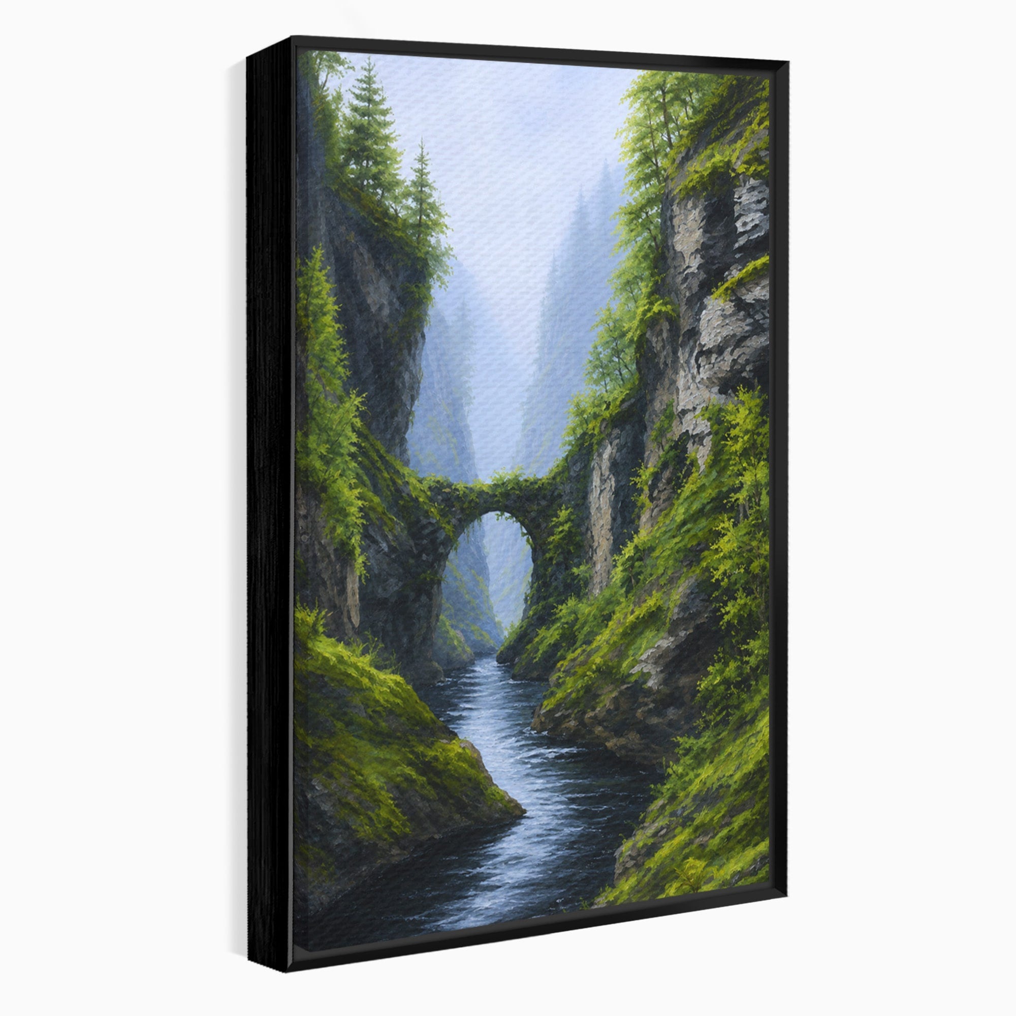Tablou Canvas Premium LuxCanva® A1663, Pod Peste Canion, Pod, Canion, Natura, Peisaj, Living, Culori Vibrante