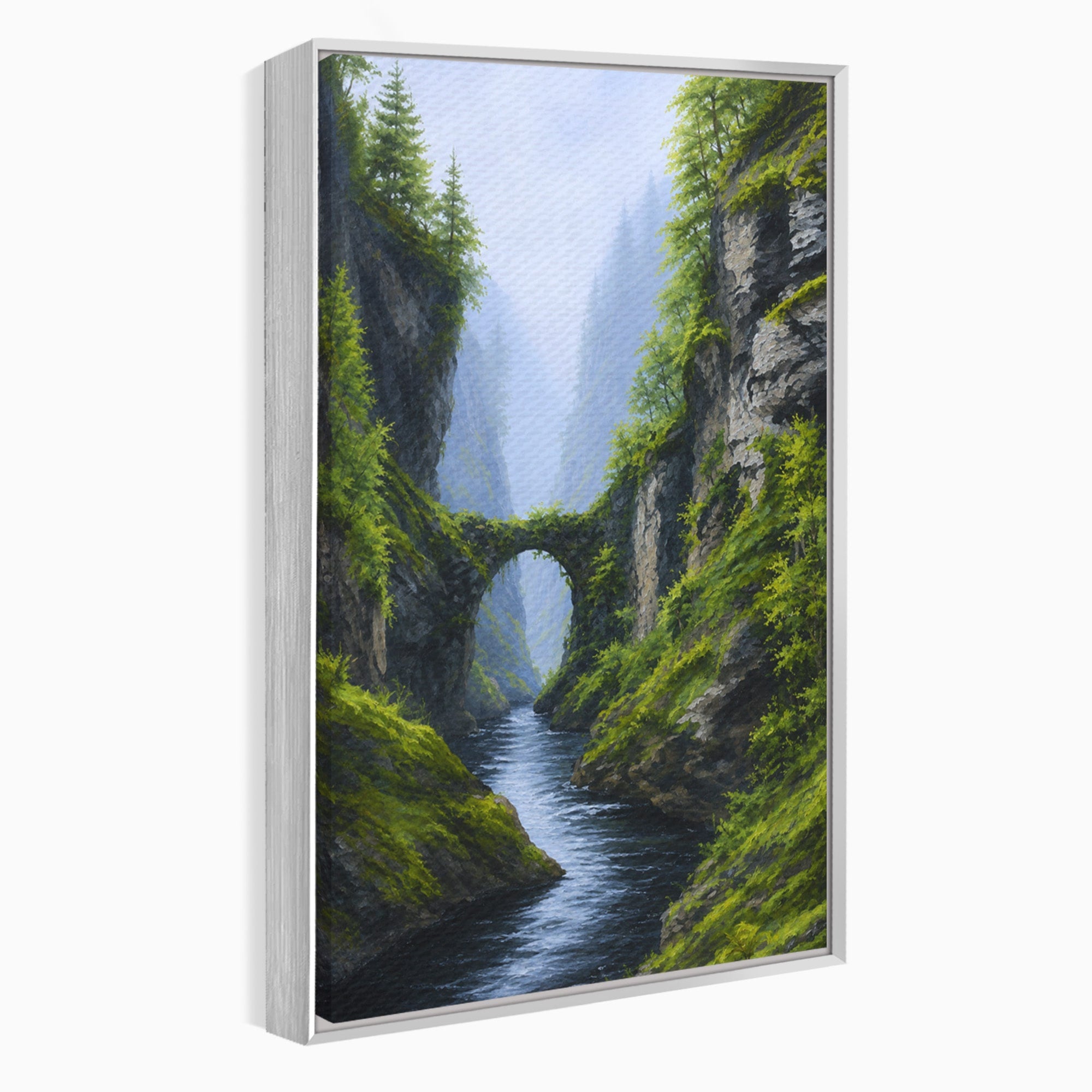 Tablou Canvas Premium LuxCanva® A1663, Pod Peste Canion, Pod, Canion, Natura, Peisaj, Living, Culori Vibrante