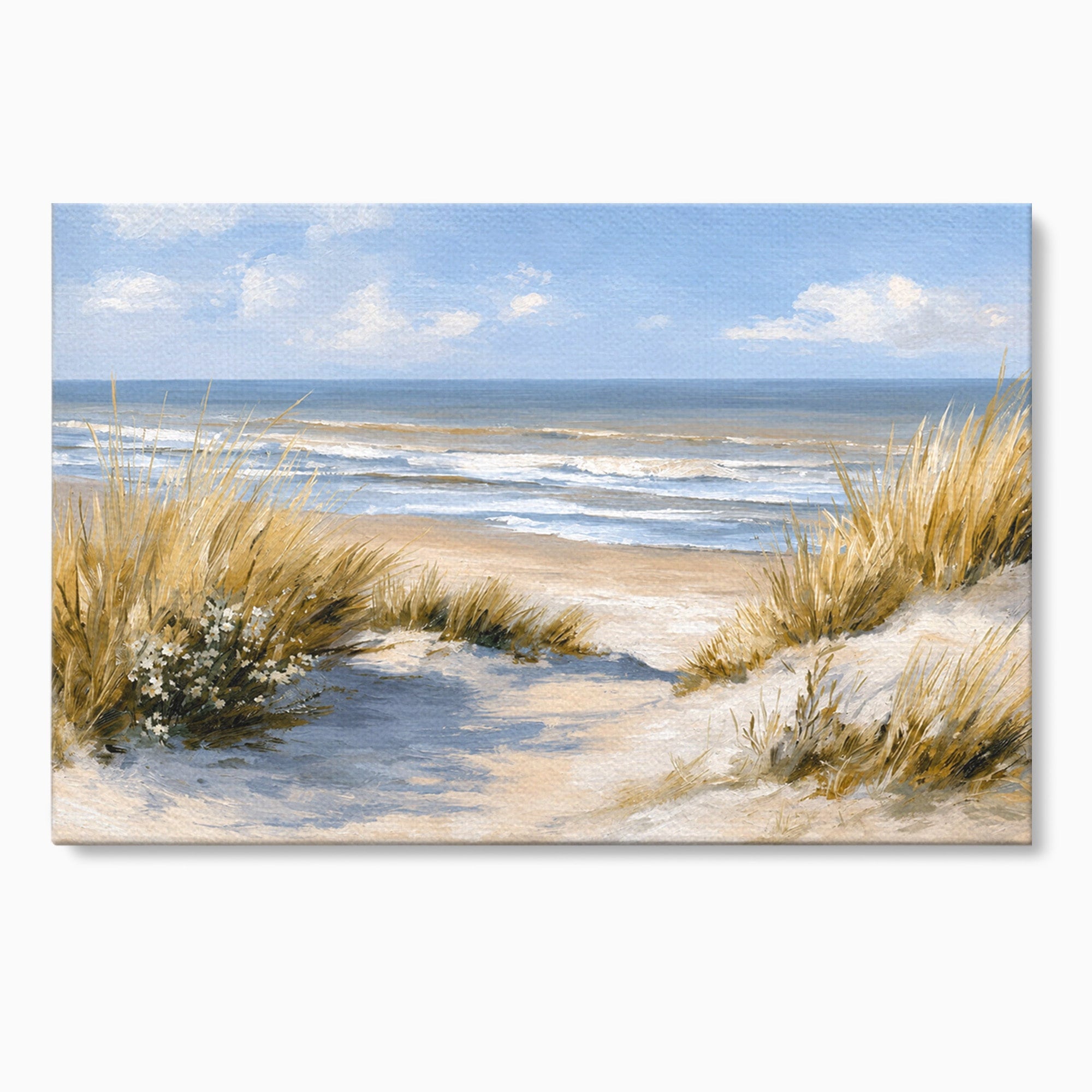 Tablou Canvas Premium LuxCanva® A1668, Peisaj Marin Tranquil, Plaja, Mare, Peisaj, Natura, Relaxare, Living, Dormitor, Culori Vibrante