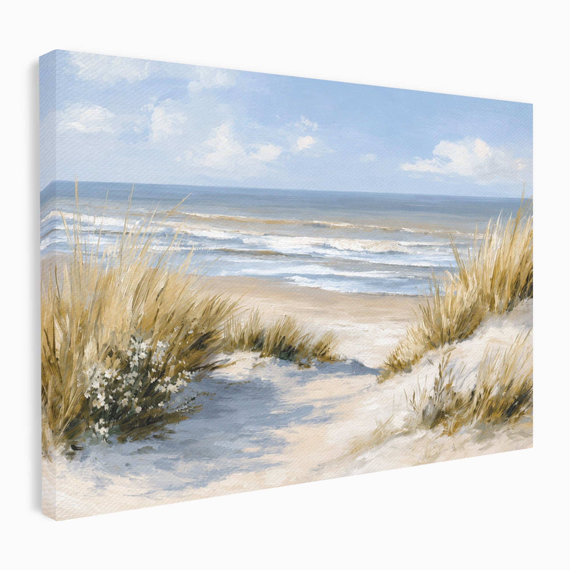 Tablou Canvas Premium LuxCanva® A1668, Peisaj Marin Tranquil, Plaja, Mare, Peisaj, Natura, Relaxare, Living, Dormitor, Culori Vibrante