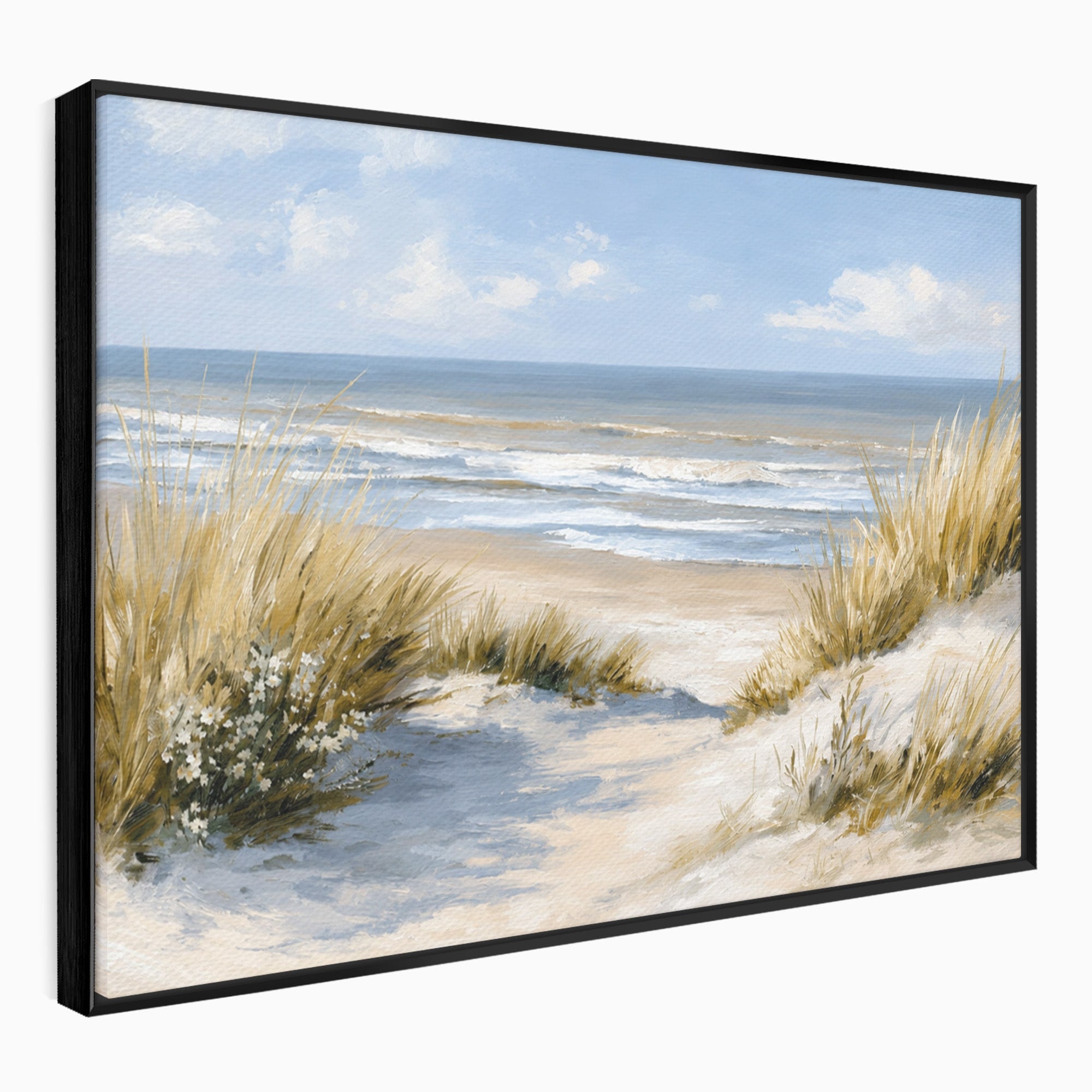 Tablou Canvas Premium LuxCanva® A1668, Peisaj Marin Tranquil, Plaja, Mare, Peisaj, Natura, Relaxare, Living, Dormitor, Culori Vibrante