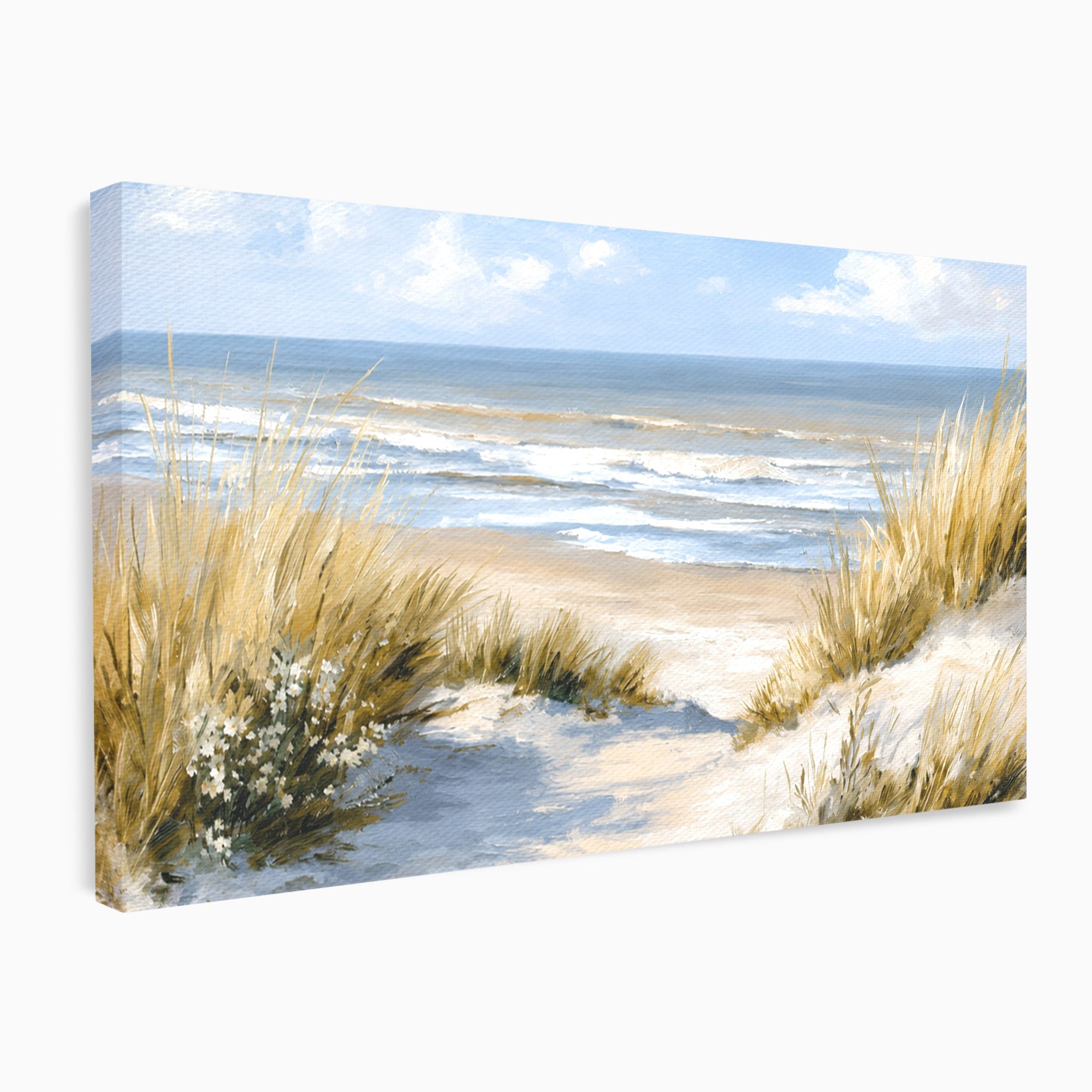 Tablou Canvas Premium LuxCanva® A1668, Peisaj Marin Tranquil, Plaja, Mare, Peisaj, Natura, Relaxare, Living, Dormitor, Culori Vibrante