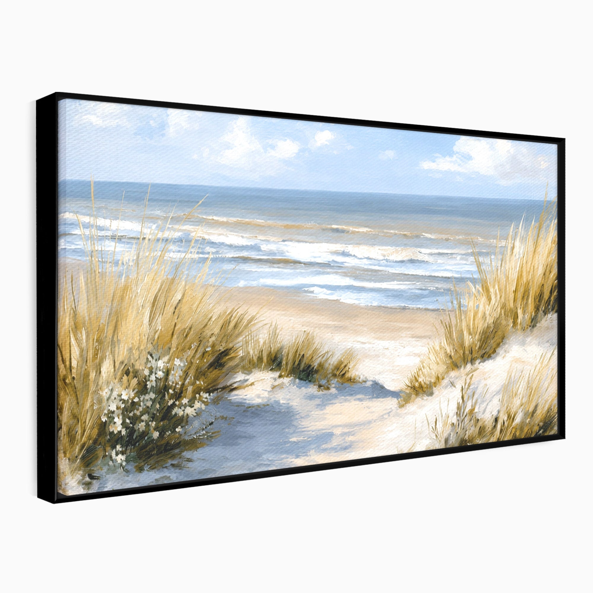 Tablou Canvas Premium LuxCanva® A1668, Peisaj Marin Tranquil, Plaja, Mare, Peisaj, Natura, Relaxare, Living, Dormitor, Culori Vibrante