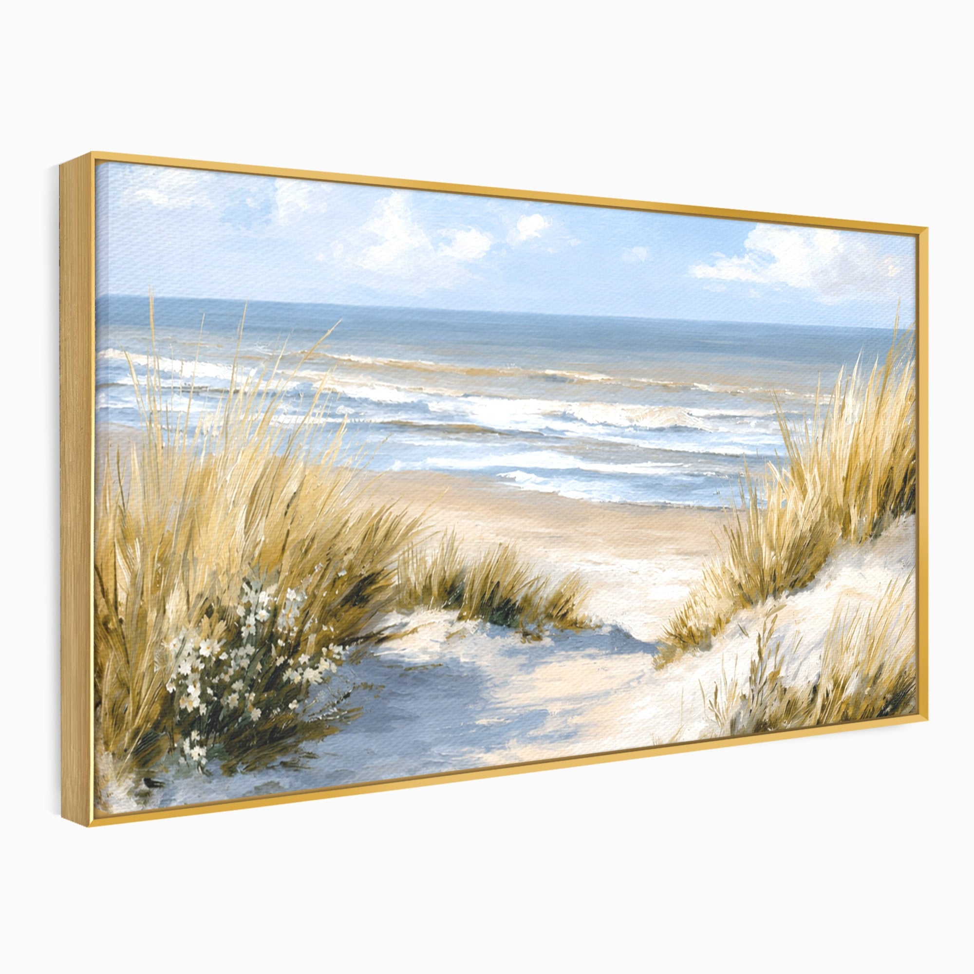 Tablou Canvas Premium LuxCanva® A1668, Peisaj Marin Tranquil, Plaja, Mare, Peisaj, Natura, Relaxare, Living, Dormitor, Culori Vibrante