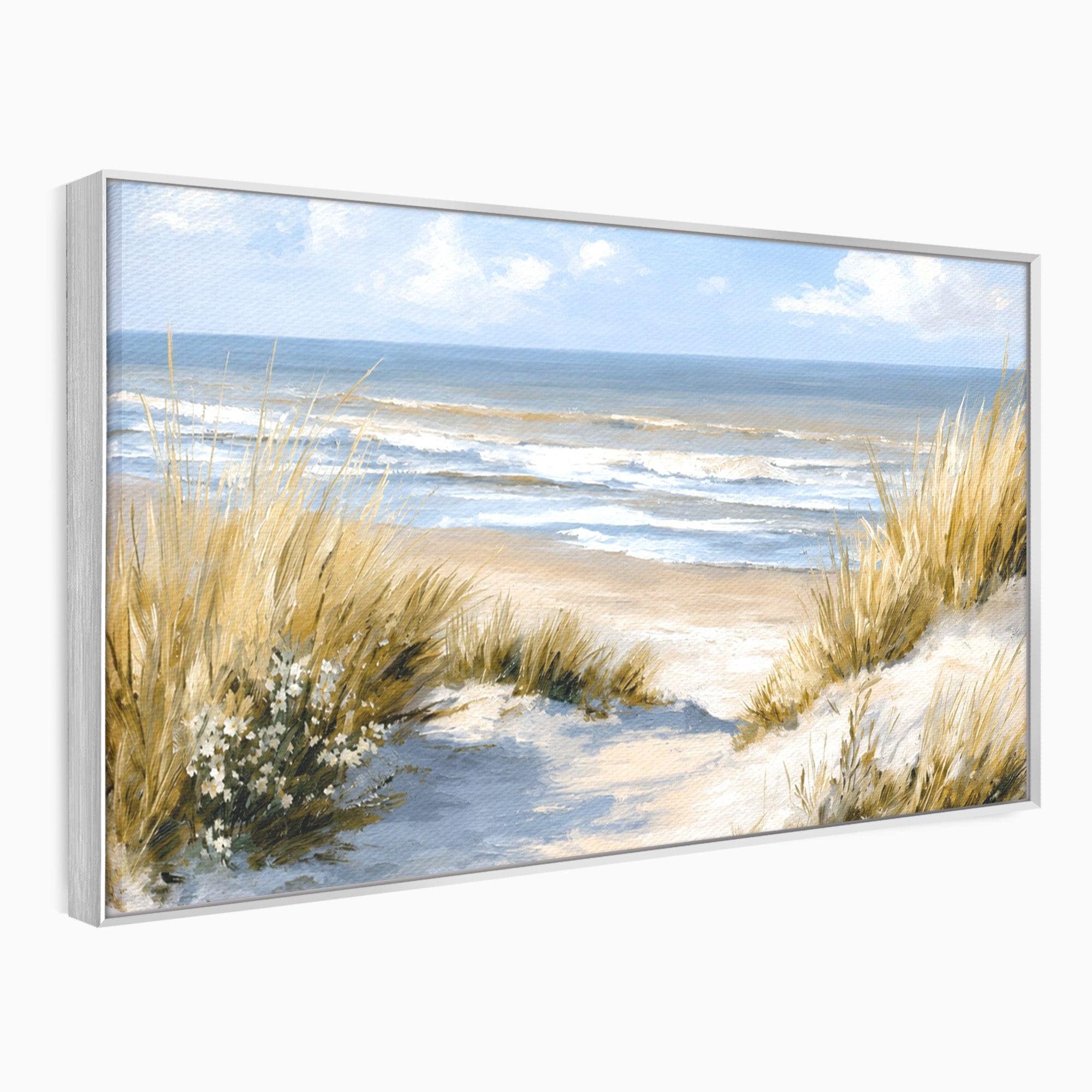Tablou Canvas Premium LuxCanva® A1668, Peisaj Marin Tranquil, Plaja, Mare, Peisaj, Natura, Relaxare, Living, Dormitor, Culori Vibrante