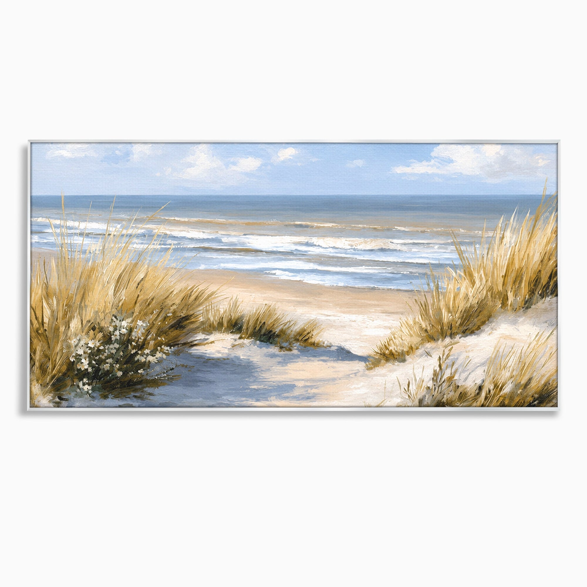 Tablou Canvas Premium LuxCanva® A1668, Peisaj Marin Tranquil, Plaja, Mare, Peisaj, Natura, Relaxare, Living, Dormitor, Culori Vibrante