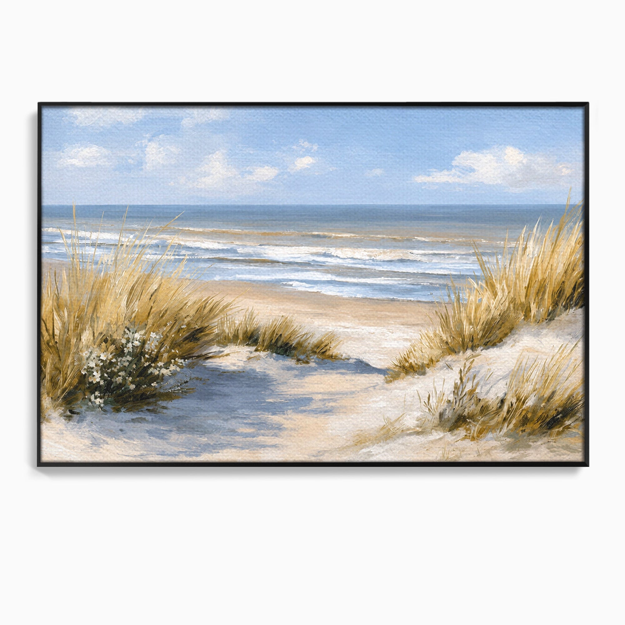 Tablou Canvas Premium LuxCanva® A1668, Peisaj Marin Tranquil, Plaja, Mare, Peisaj, Natura, Relaxare, Living, Dormitor, Culori Vibrante