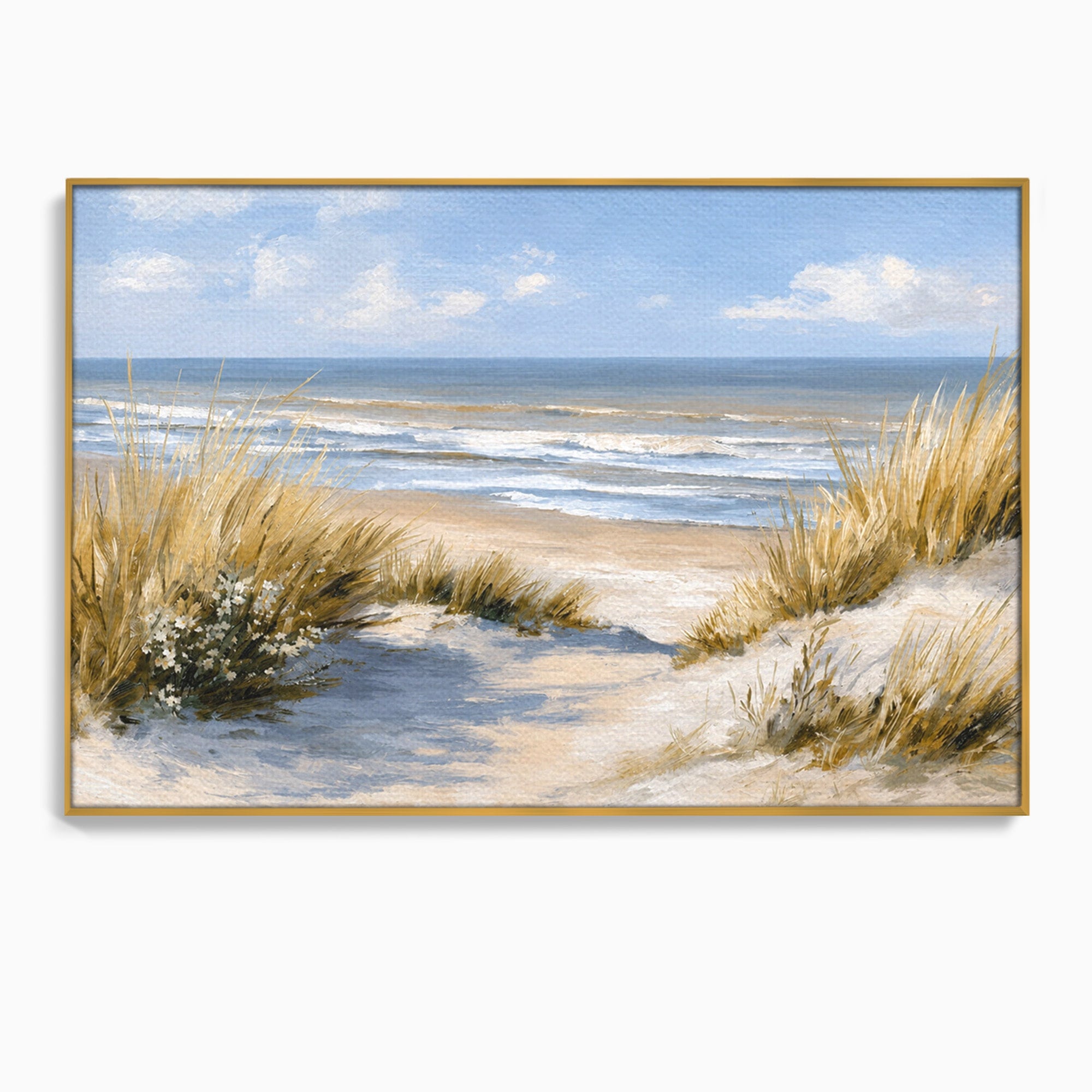 Tablou Canvas Premium LuxCanva® A1668, Peisaj Marin Tranquil, Plaja, Mare, Peisaj, Natura, Relaxare, Living, Dormitor, Culori Vibrante