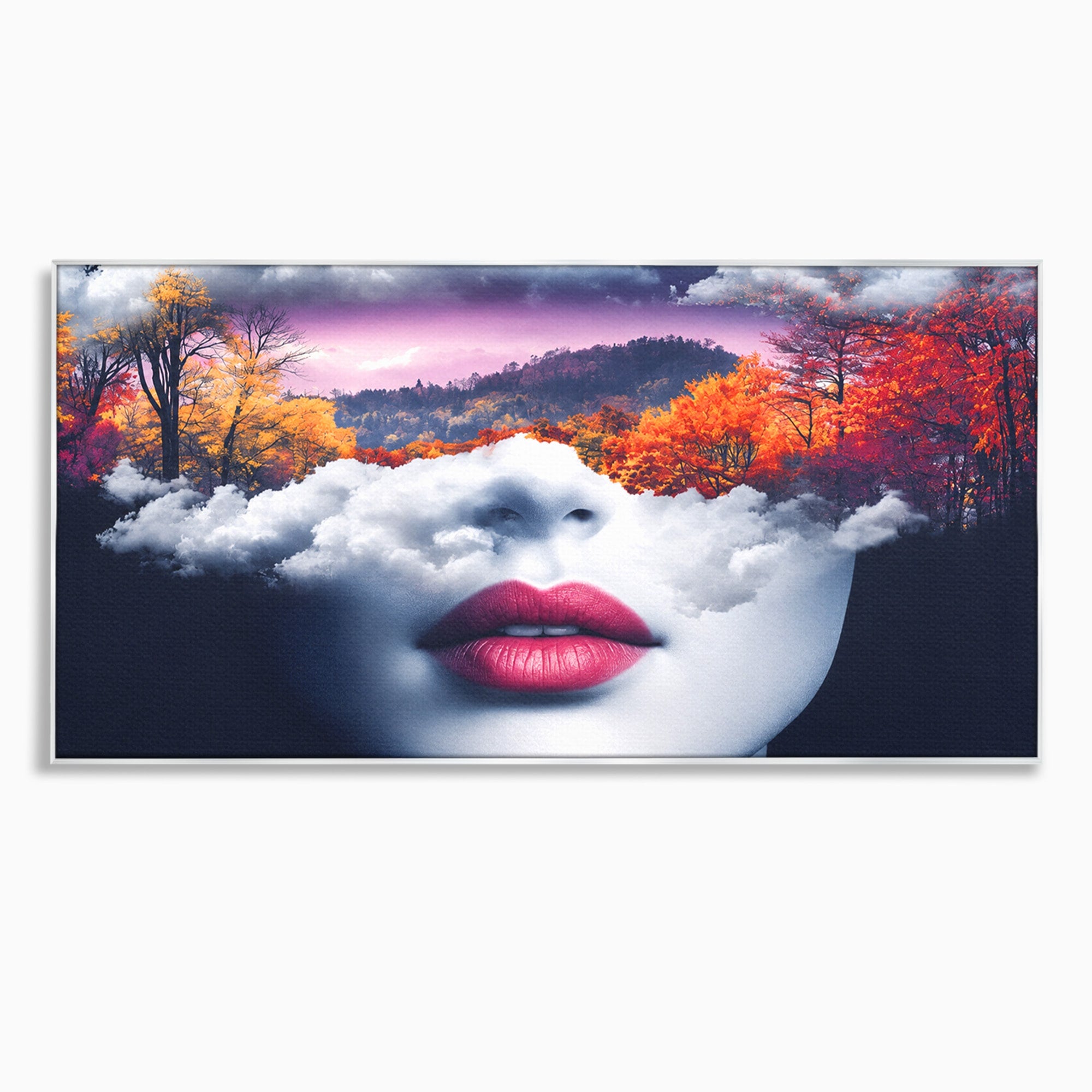 Tablou Canvas Premium LuxCanva® A1702, Peisajul Viselor, Peisaj, Fata, Natura, Toamna, Living, Culori Vibrante