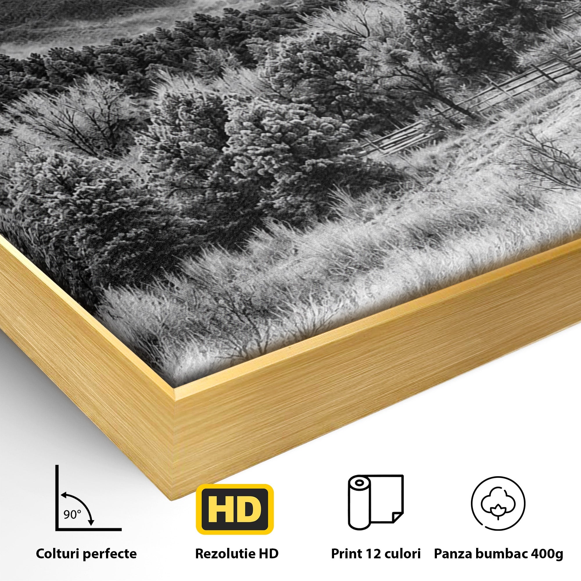 Tablou Canvas Premium LuxCanva® A1714, Sura Rosie Din Munti, Sura, Munti, Peisaj, Natura, Dramatic, Living, Culori Vibrante