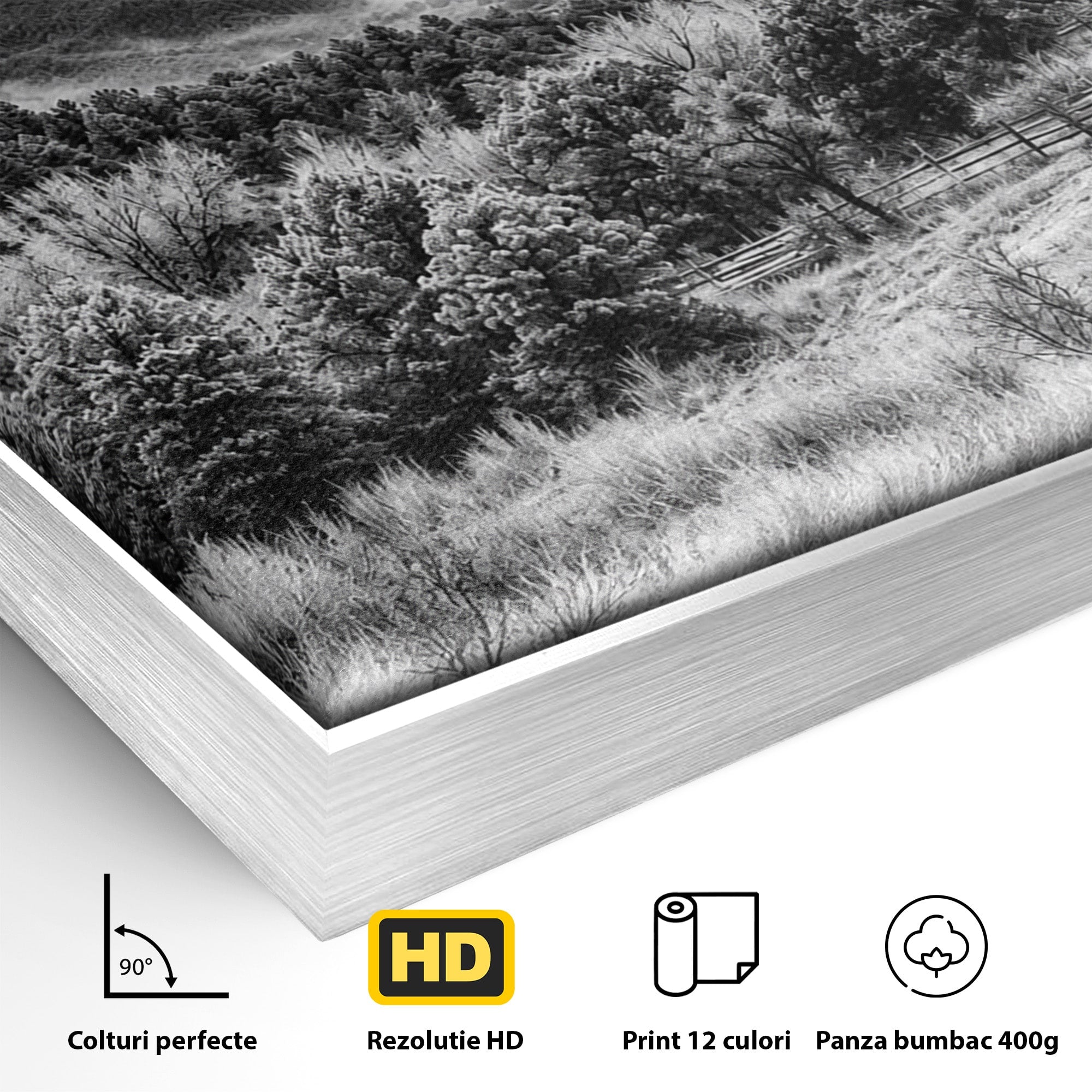Tablou Canvas Premium LuxCanva® A1714, Sura Rosie Din Munti, Sura, Munti, Peisaj, Natura, Dramatic, Living, Culori Vibrante