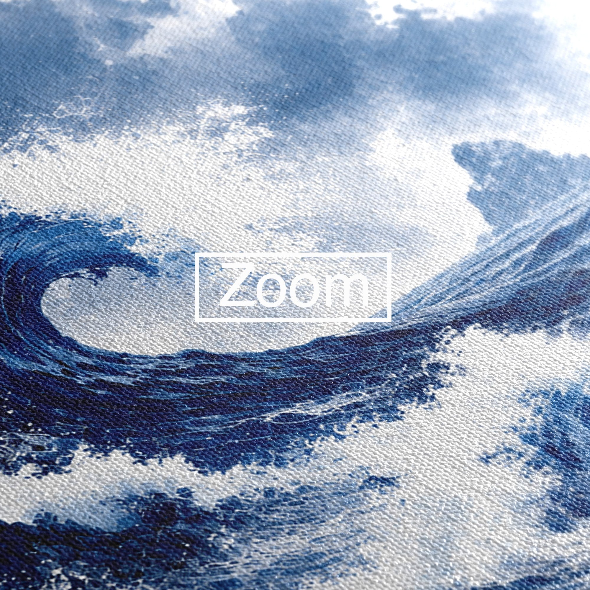 Tablou Canvas Premium LuxCanva® A1720, Valuri Inalte, Valuri, Ocean, Peisaj Marin, Dramatic, Birou, Culori Vibrante