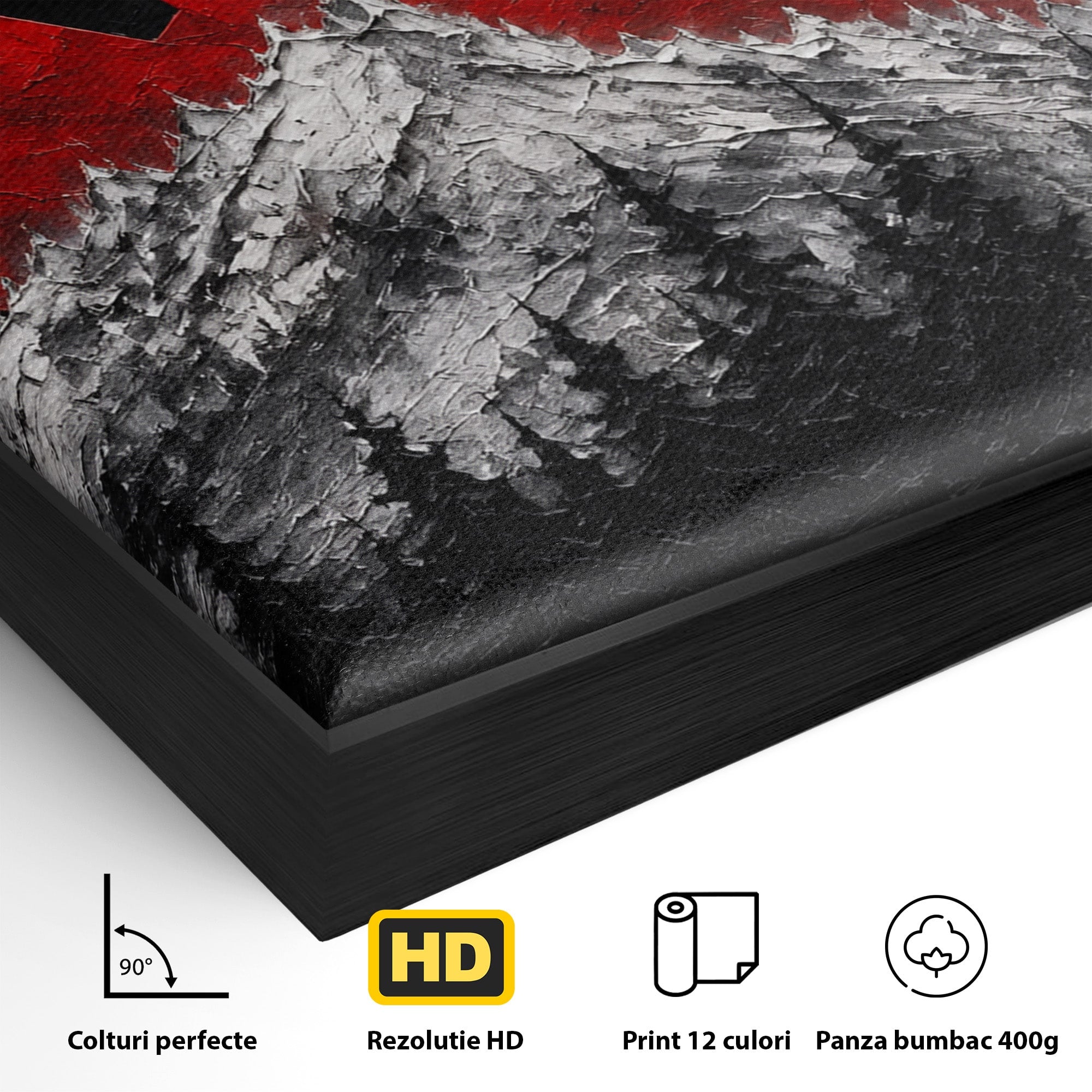 Tablou Canvas Premium LuxCanva® A1735, Frunza De Artar, Frunza, Munte, Padure, Peisaj, Canada, Living, Culori Vibrante