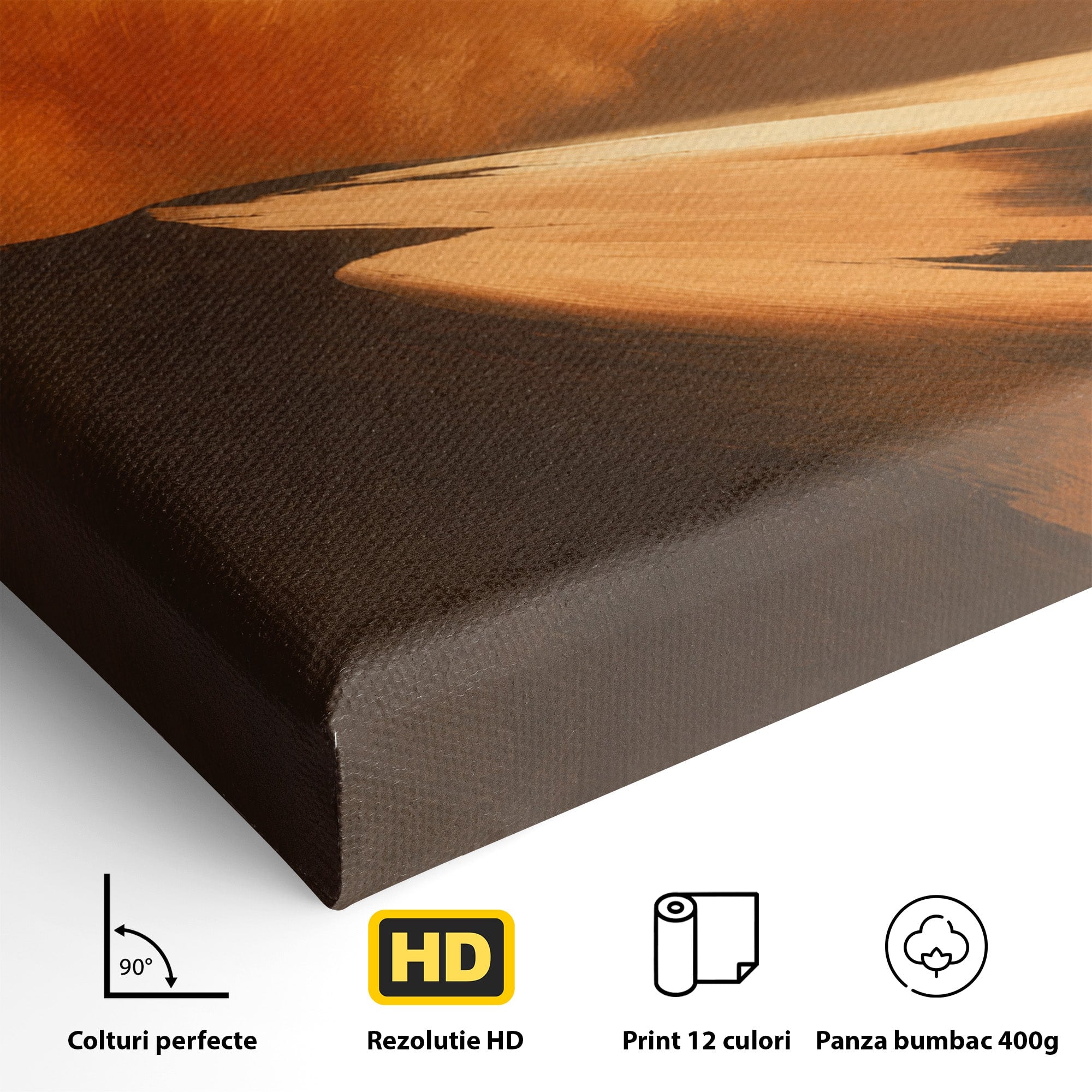 Tablou Canvas Premium LuxCanva® A1756, Calatorie In Desert, Desert, Peisaj, Aventura, Singuratate, Living, Culori Vibrante