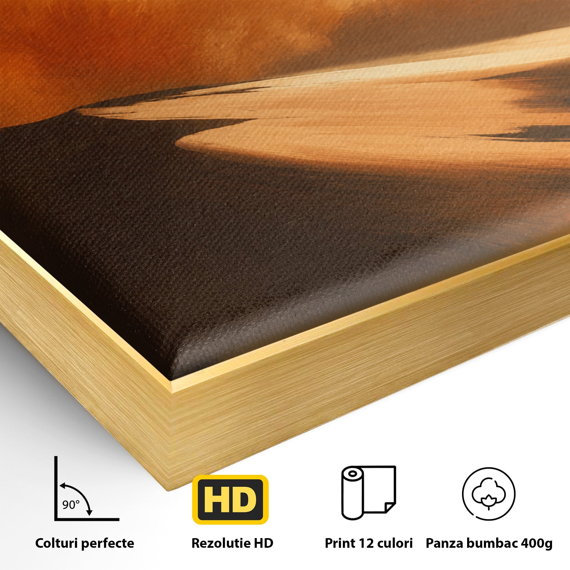 Tablou Canvas Premium LuxCanva® A1756, Calatorie In Desert, Desert, Peisaj, Aventura, Singuratate, Living, Culori Vibrante