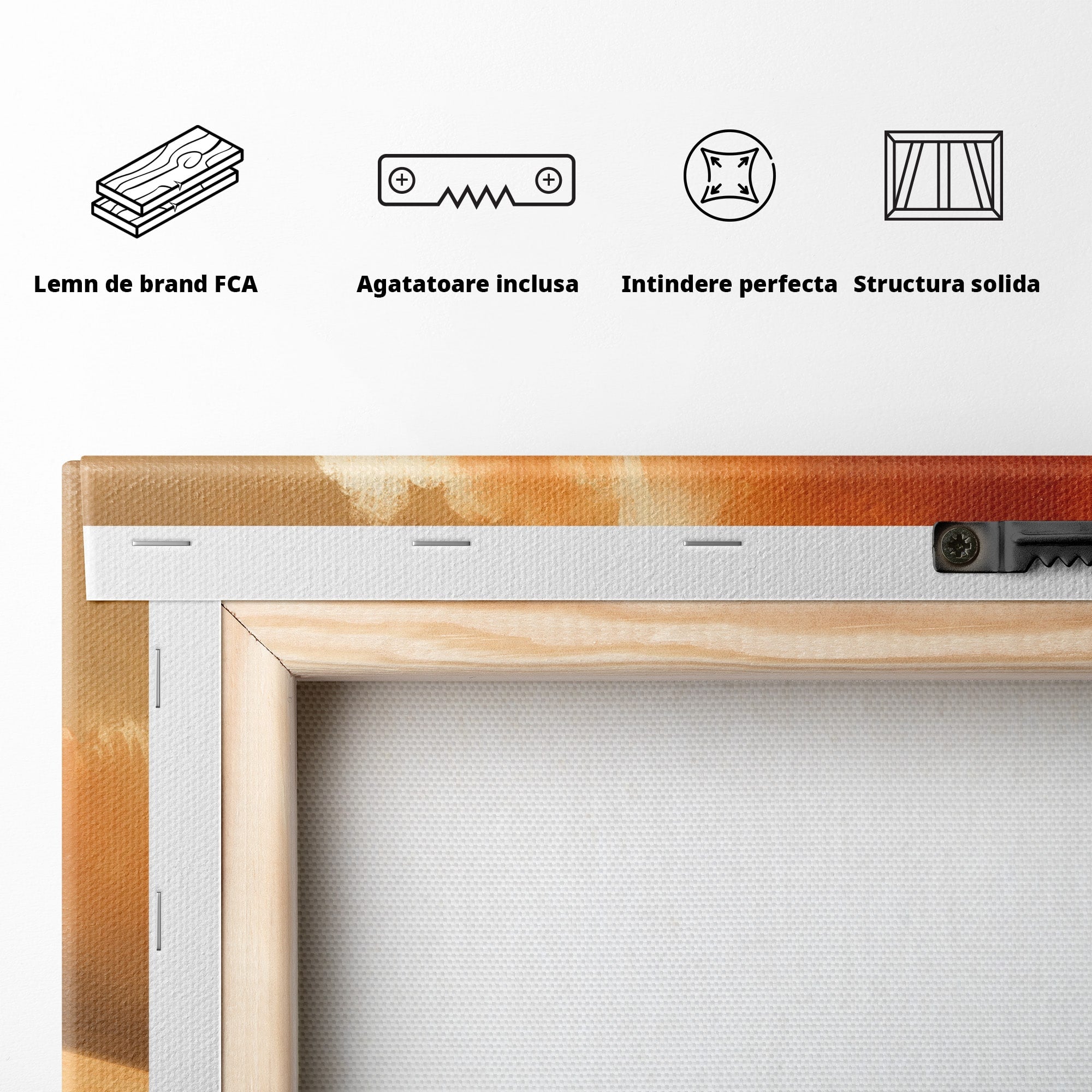Tablou Canvas Premium LuxCanva® A1756, Calatorie In Desert, Desert, Peisaj, Aventura, Singuratate, Living, Culori Vibrante