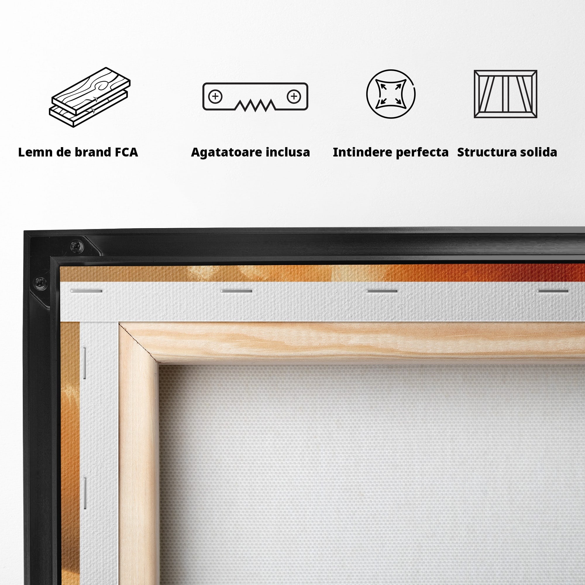 Tablou Canvas Premium LuxCanva® A1756, Calatorie In Desert, Desert, Peisaj, Aventura, Singuratate, Living, Culori Vibrante