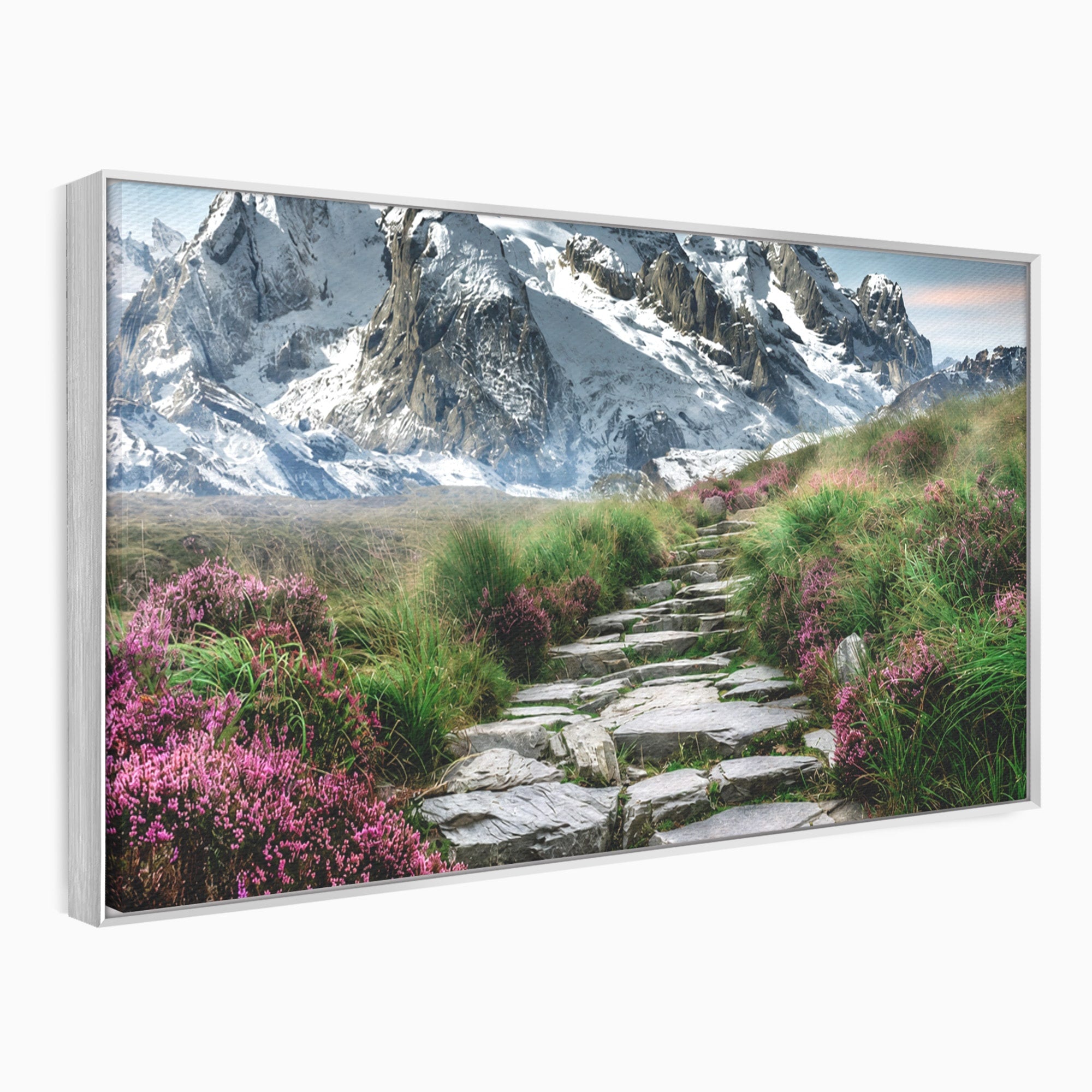 Tablou Canvas Premium LuxCanva® A1760, Poteca Montană, Munti, Poteca, Peisaj, Natura, Living, Culori Vibrante