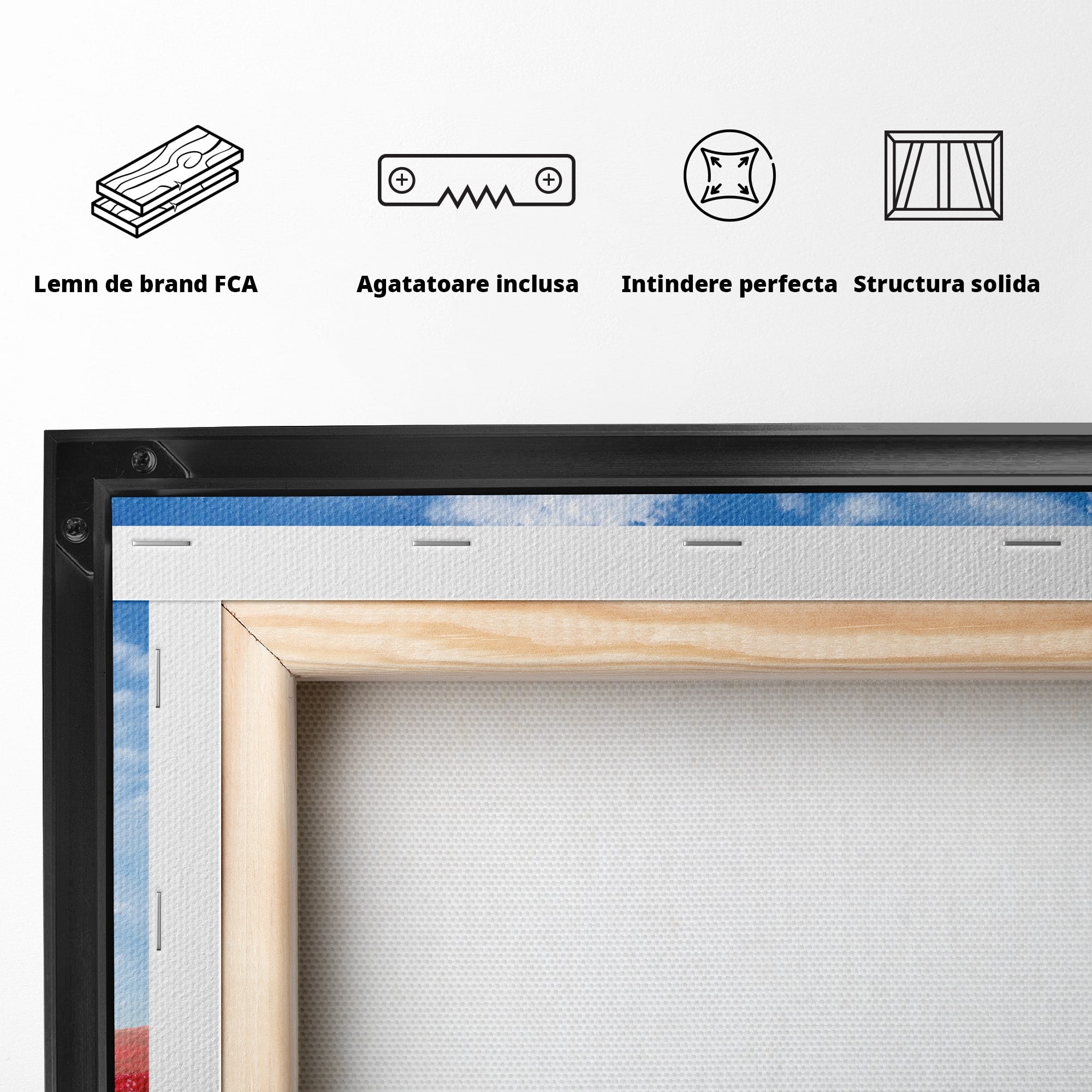 Tablou Canvas Premium LuxCanva® A1765, Copacul Iubirii, Copac, Inima, Natura, Peisaj, Living, Culori Vibrante