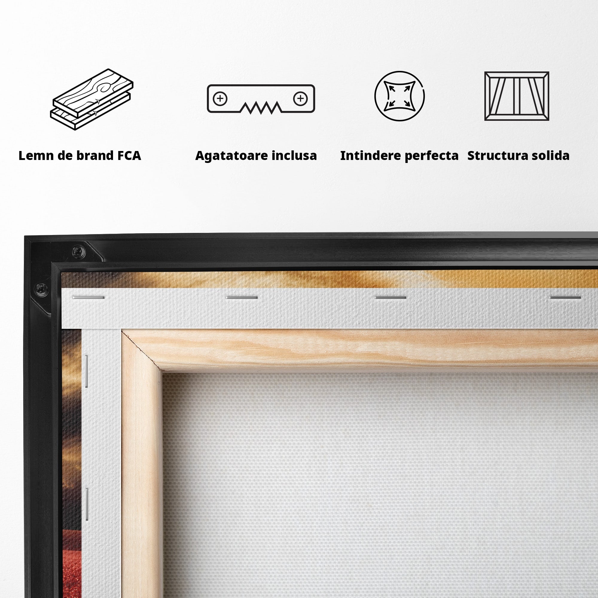 Tablou Canvas Premium LuxCanva® A1766, Copac In Forma De Inima, Copac, Inima, Apus, Natura, Living, Dormitor, Culori Vibrante