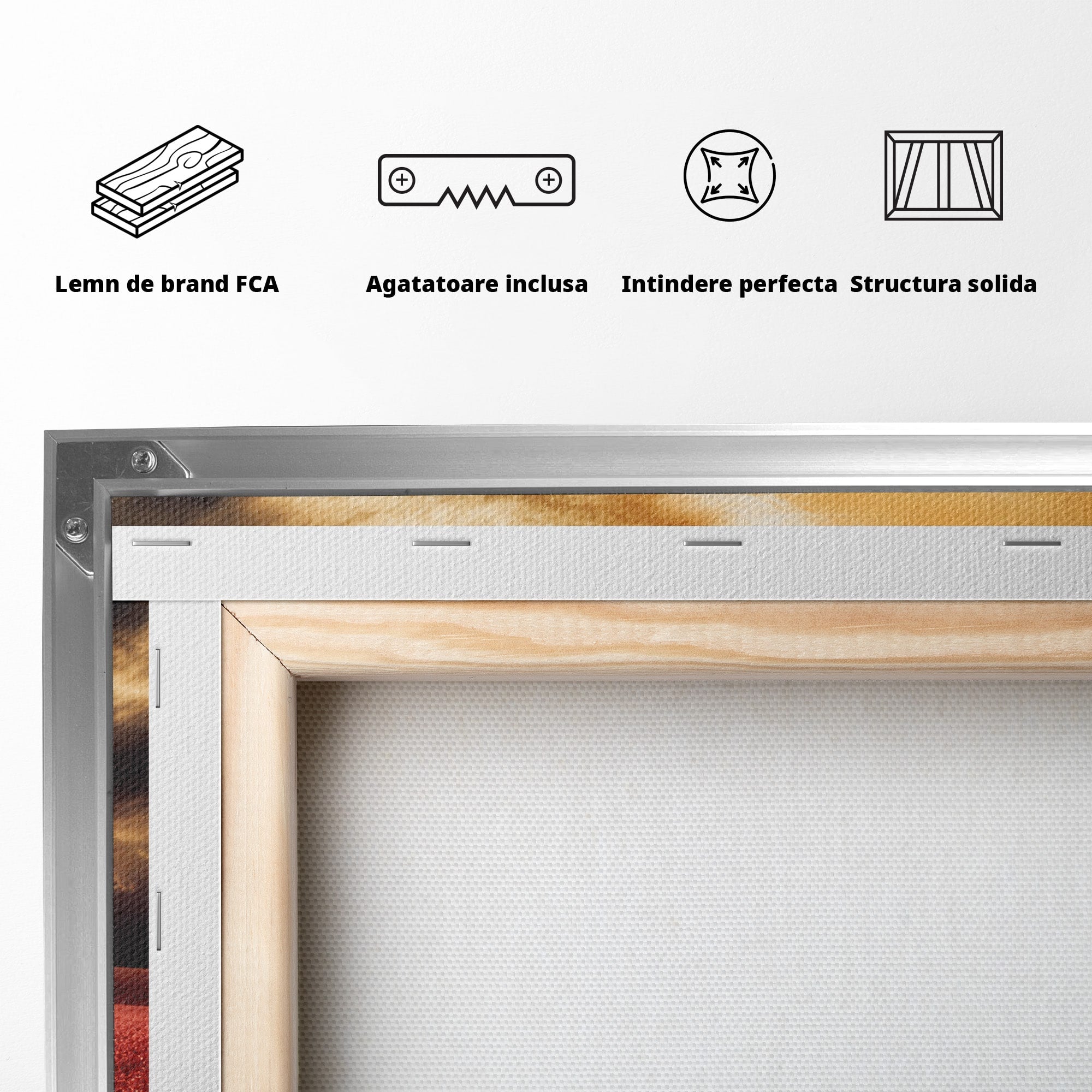Tablou Canvas Premium LuxCanva® A1766, Copac In Forma De Inima, Copac, Inima, Apus, Natura, Living, Dormitor, Culori Vibrante